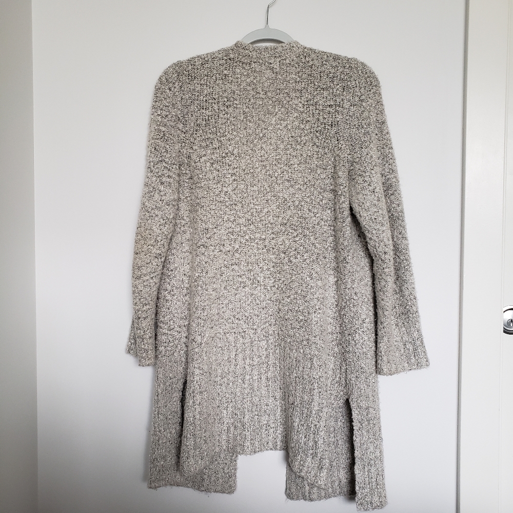 Women's Open Cardigan Sweater - Picture 2 of 6